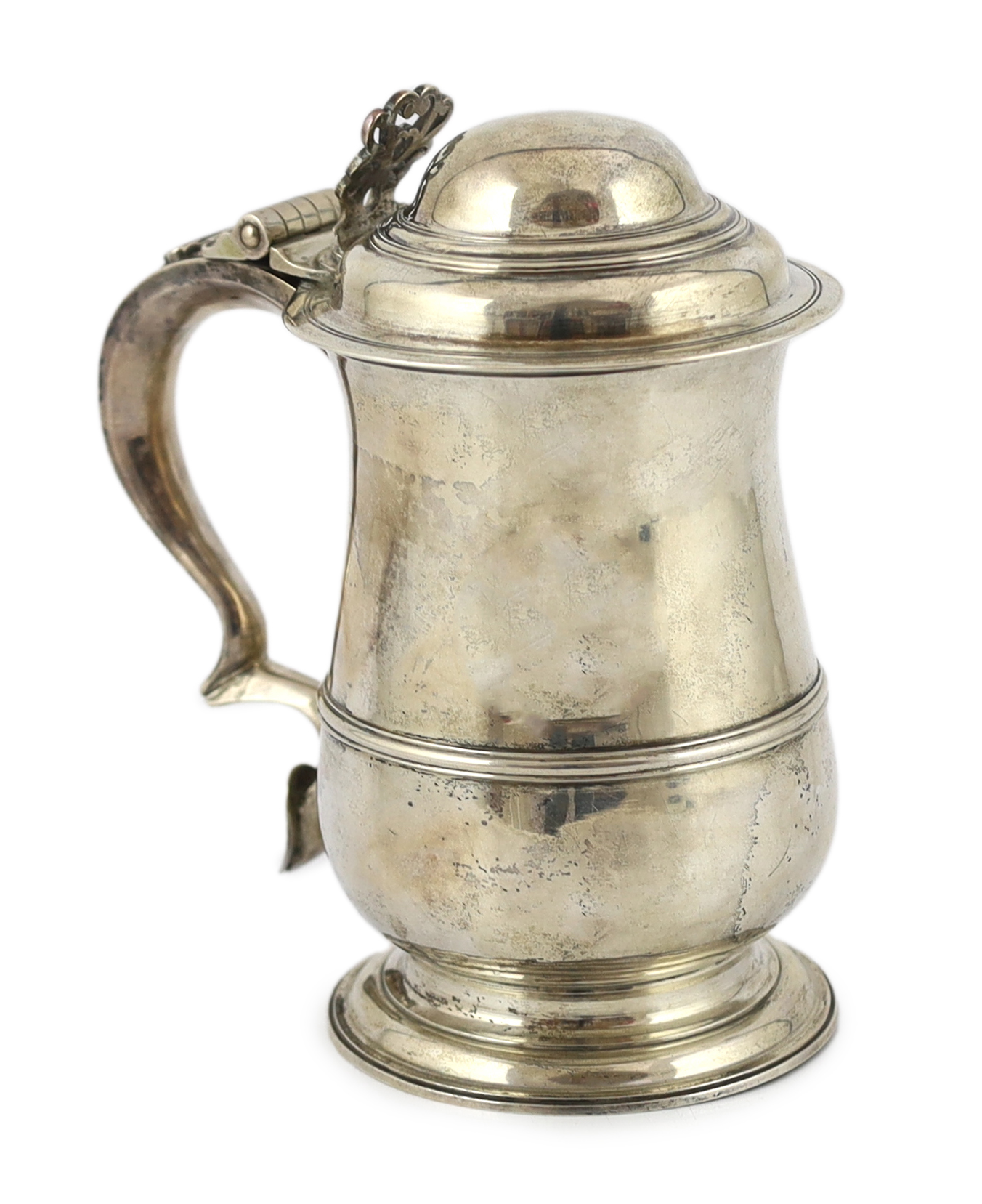 A George III silver tankard by W & J Priest